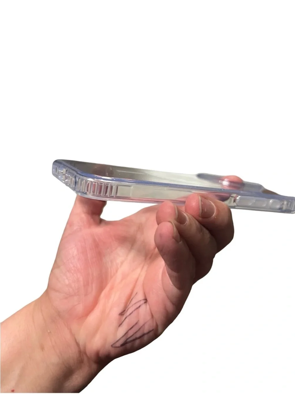 Tech21 EvoSparkle Clear Glitter Phone Case for iPhone 16 Pro Max